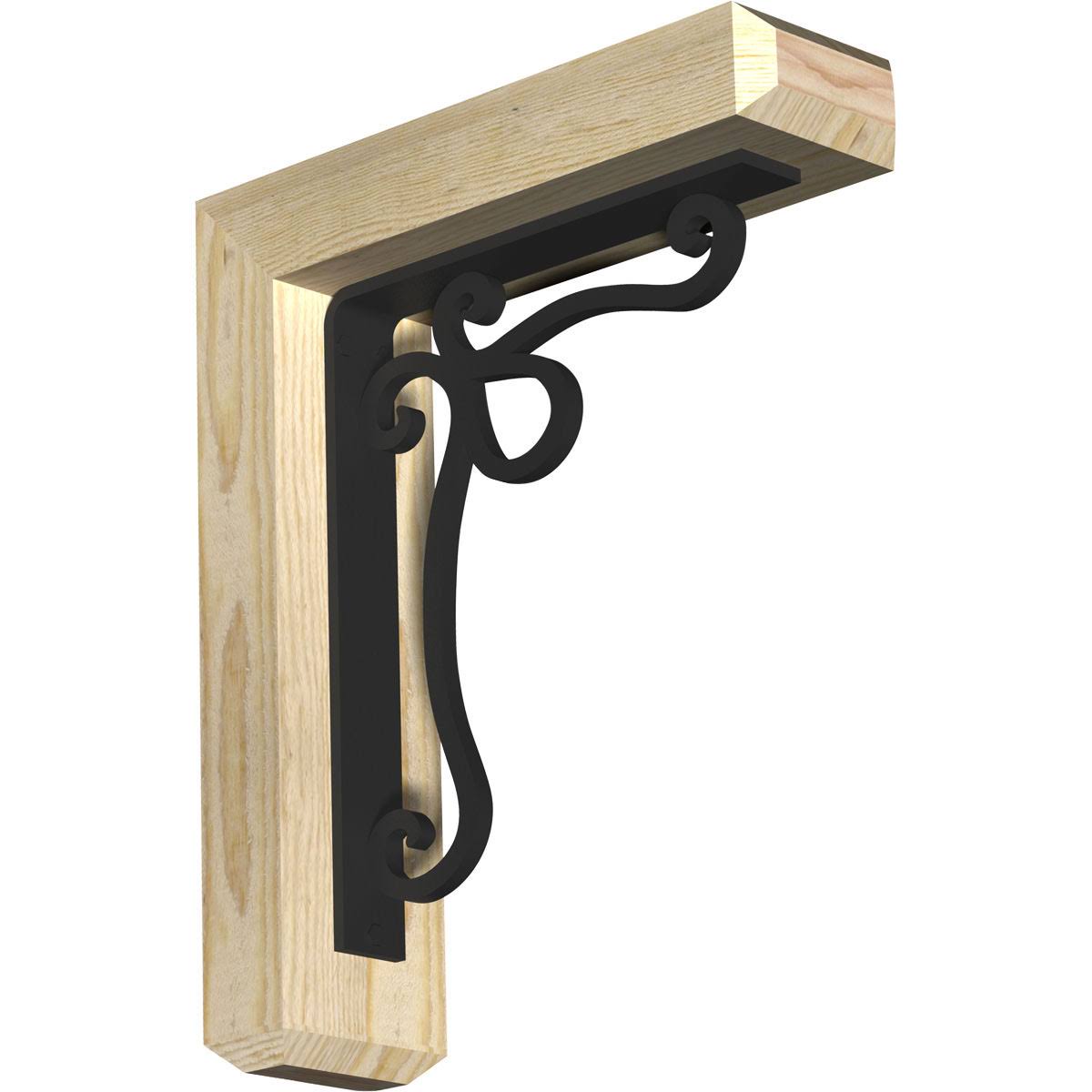 Douglas Fir Iron Bracket A717114