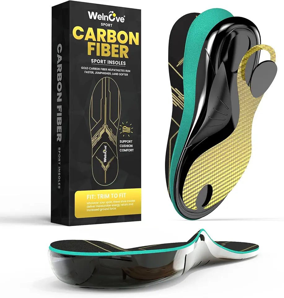 Carbon Fiber Sports Insoles with Arch Support A26337