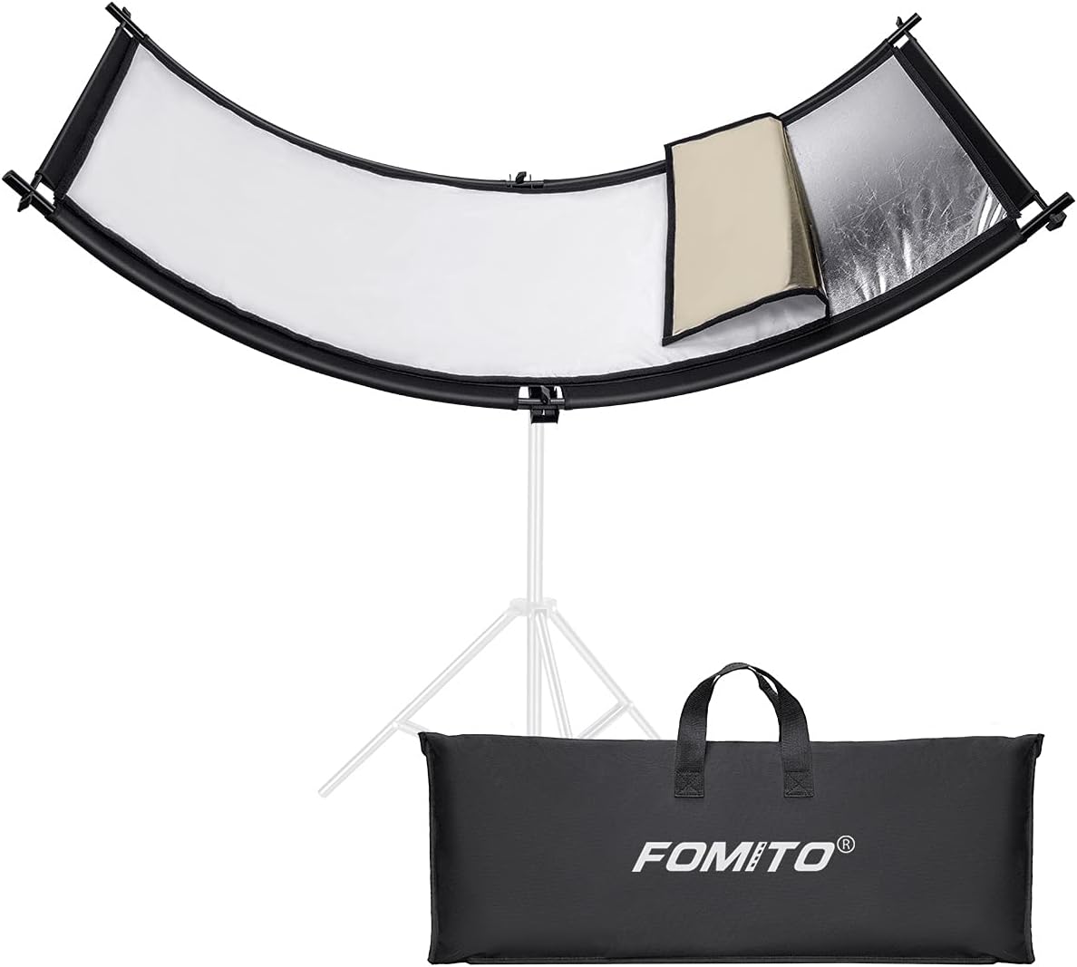 Black/White/Gold/Silver Pack of 2 Clamshell Light Reflector P303