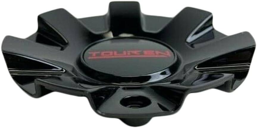 Gloss Black and Red Logo Wheel Center Cap Q955142