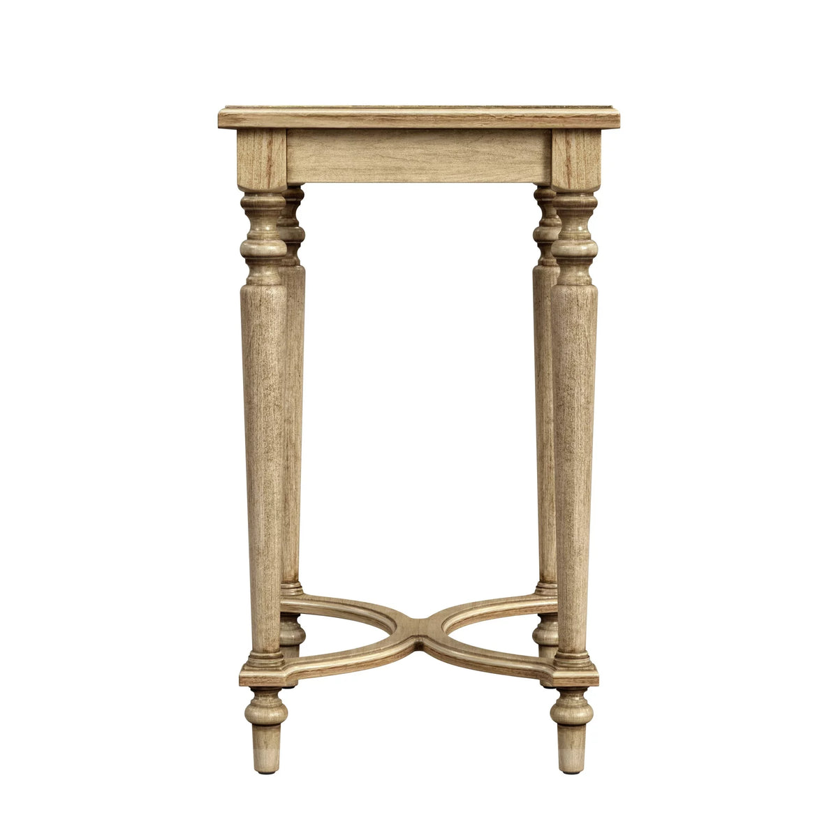 Solid Wood Inlay Accent Table L95685