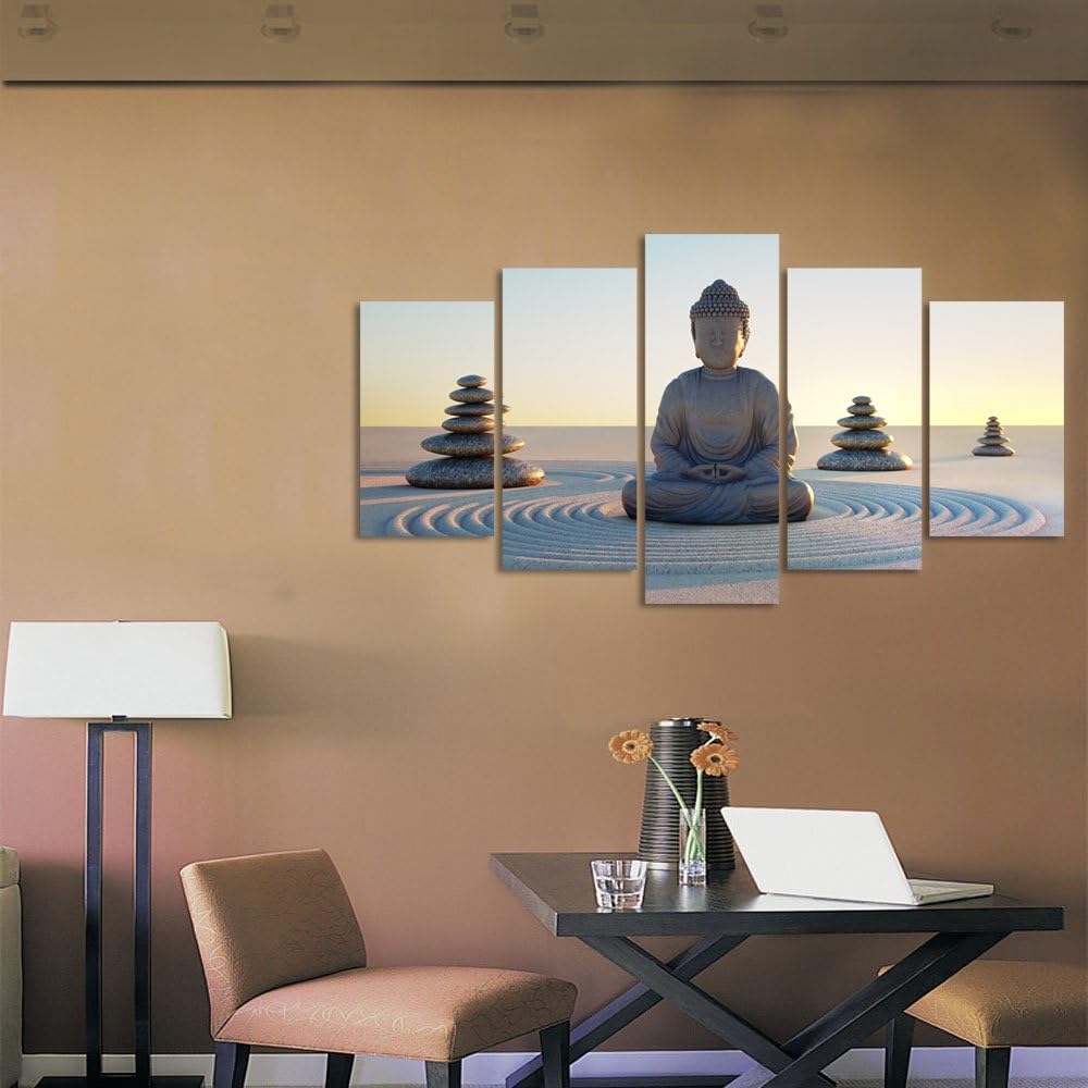 Buddha Canvas Wall Art Poster Giclee Prints Y721