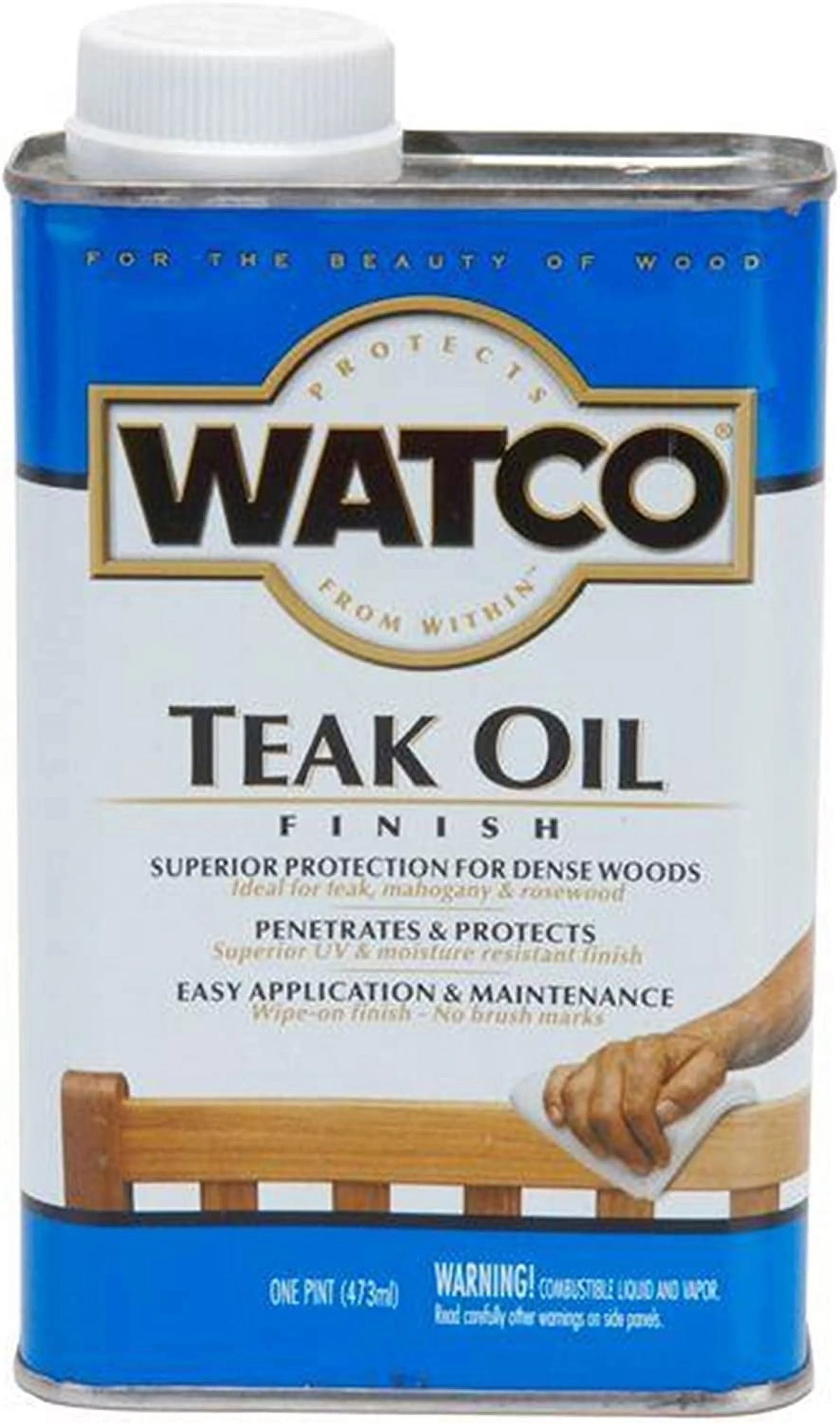 Brown Oil-Based Teak Oil Finish 1 pt. R23133