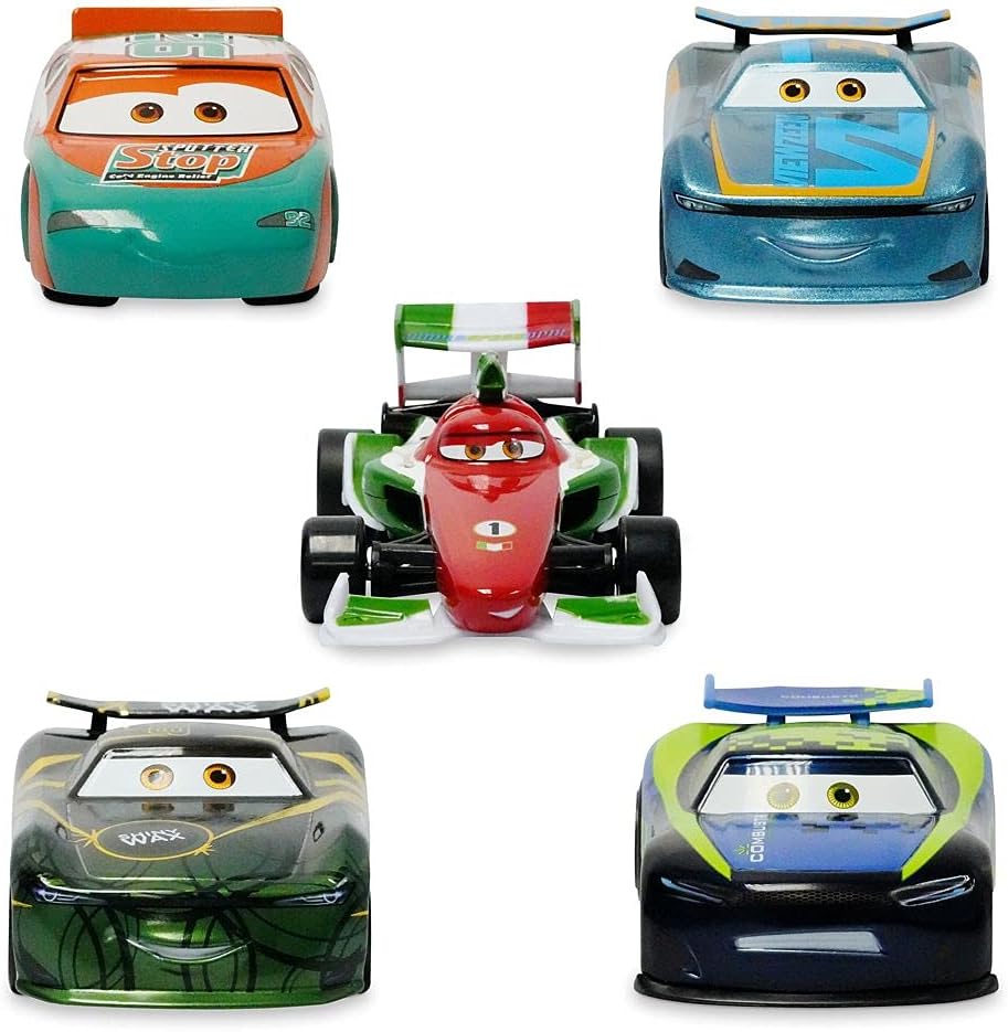 5 Pack Die Cast Racer Pullback Cars O945342