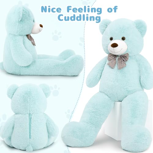 Giant Teddy Bear Plush, Life Size Large Teddy Bear Stuffed Animal 5 Feet F3485