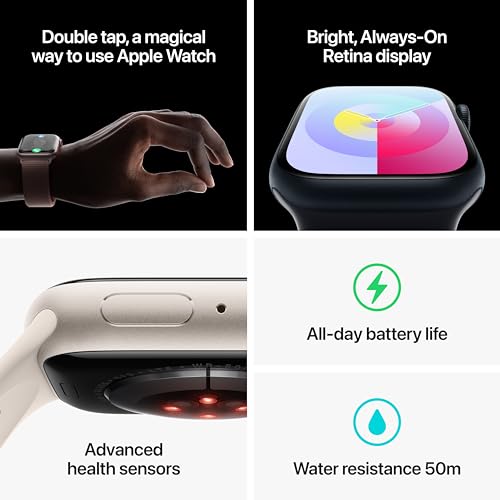 Starlight Aluminum 45mm Smartwatch with Starlight Sport Band P2616