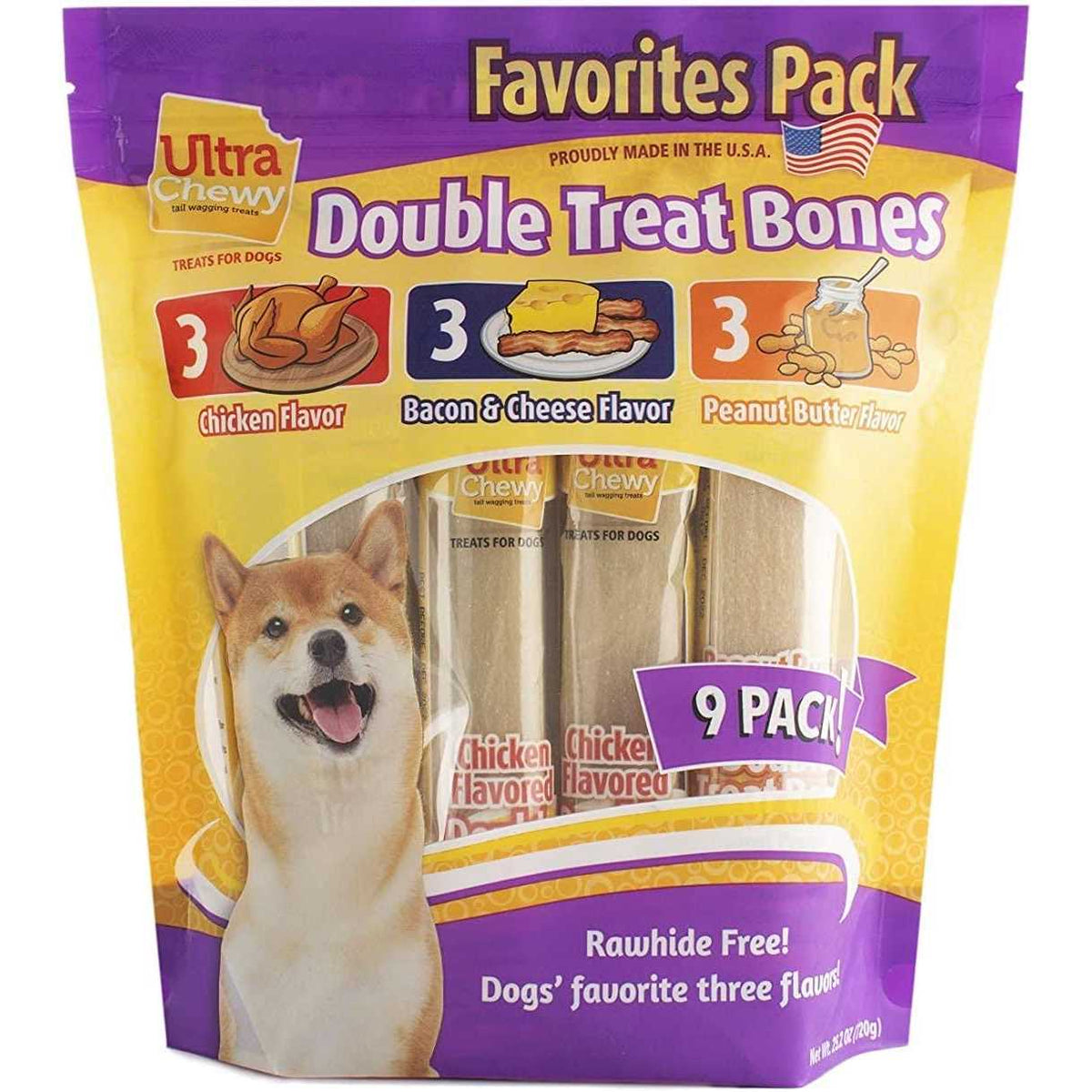 Double Treat Bones Dog Treats P433