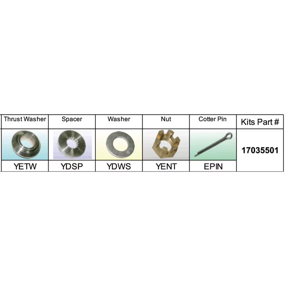 Propeller Kit for Yamaha 100-130 HP M319