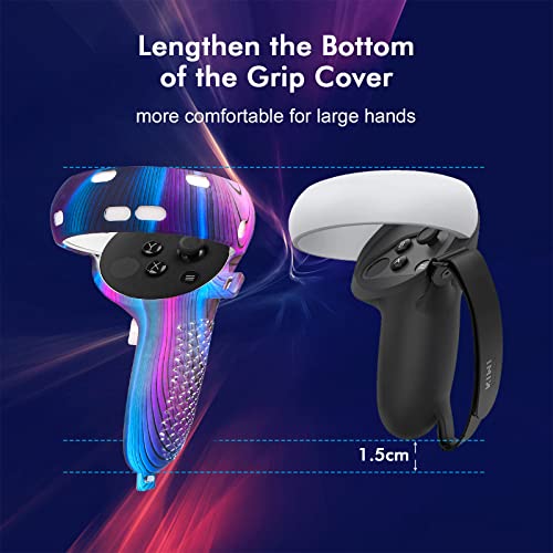 VR Accessory Set with Controller Grip Leather Cover, Shell Cover, Face Cover P6041