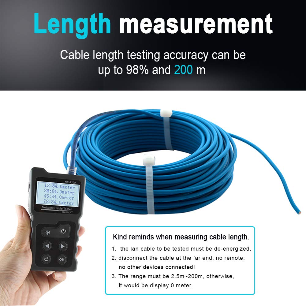 Network Cable Tester CAT5 CAT6 Wire Tracker E428