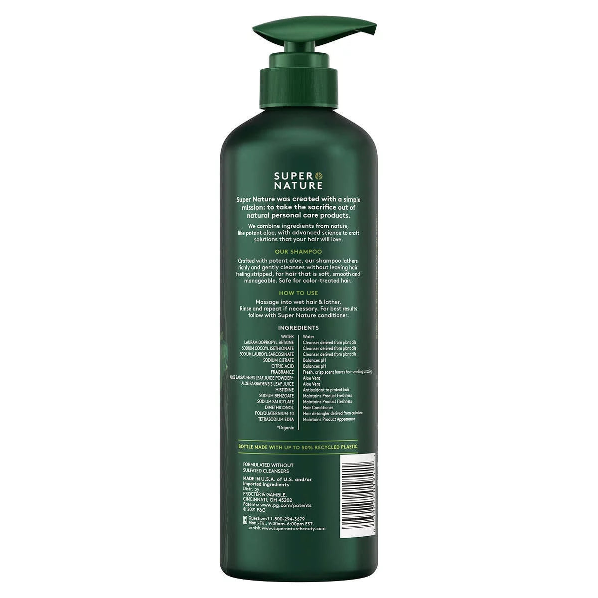 30 fl oz Aloe Moisturizing Shampoo and Conditioner I1890