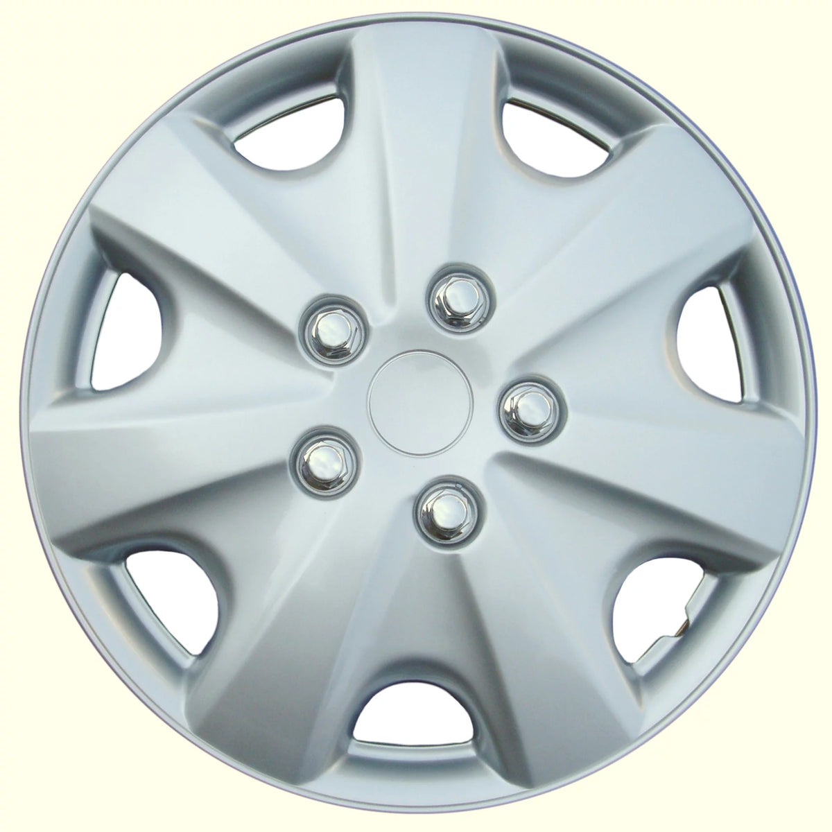 15-inch Silver ABS Plastic Wheel Cover Q67386