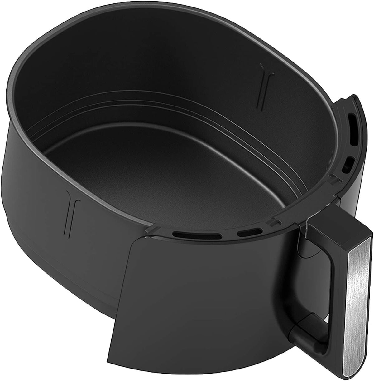 7 qt Electric Air Fryer with Dehydrator Black Silver W7426