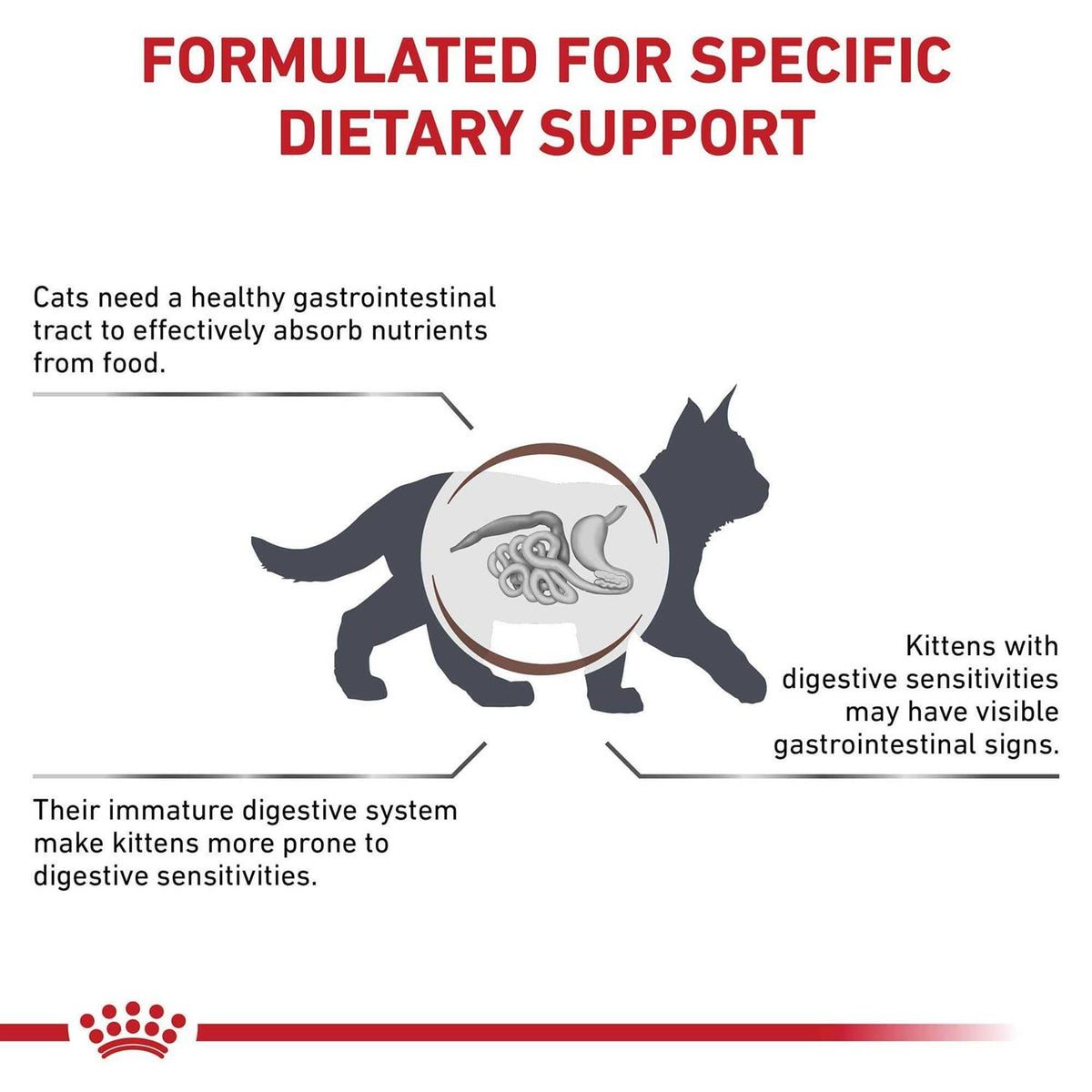 Veterinary Diet Feline Gastrointestinal Kitten Dry Cat Food N4155
