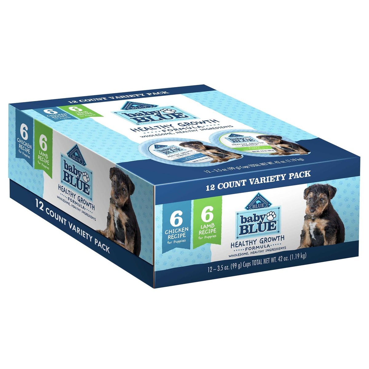 Chicken Lamb & Vegetable Recipe Variety Pack Puppy Wet Food C924027