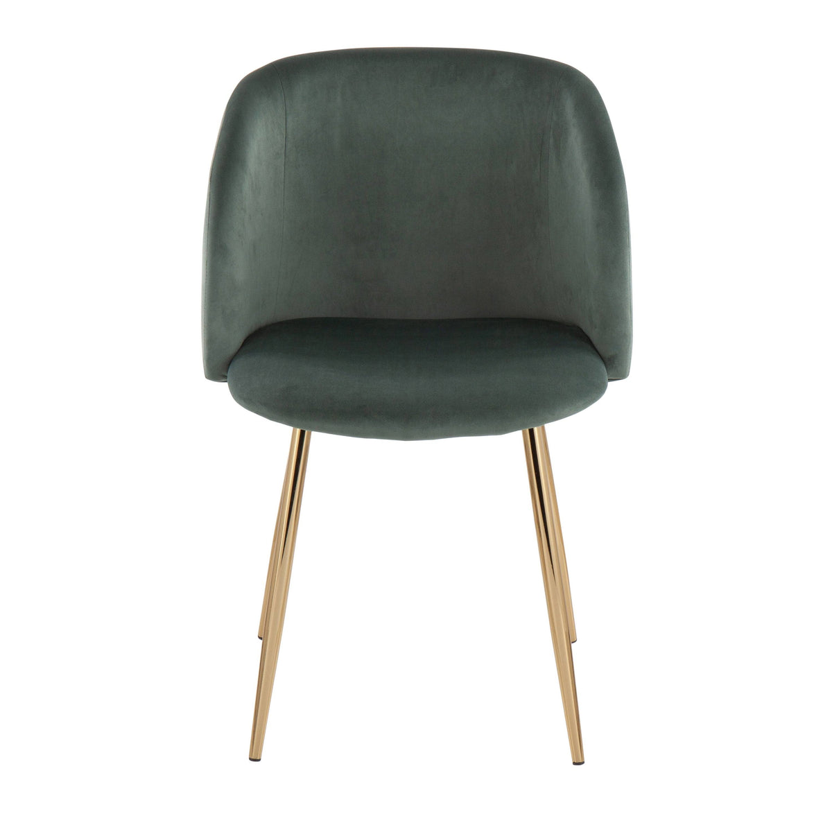 Black Velvet and Chrome Chair Set of 2 Q3396