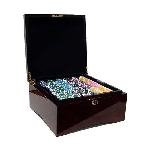 1,000ct. 14g Poker Chip Set in Aluminum Metal Carry Case Y32055