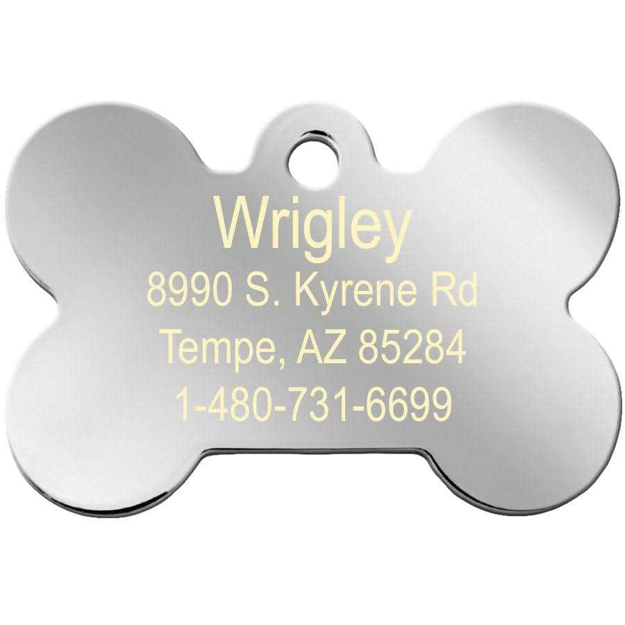 Dog Tag with Crown and Crystals P21711