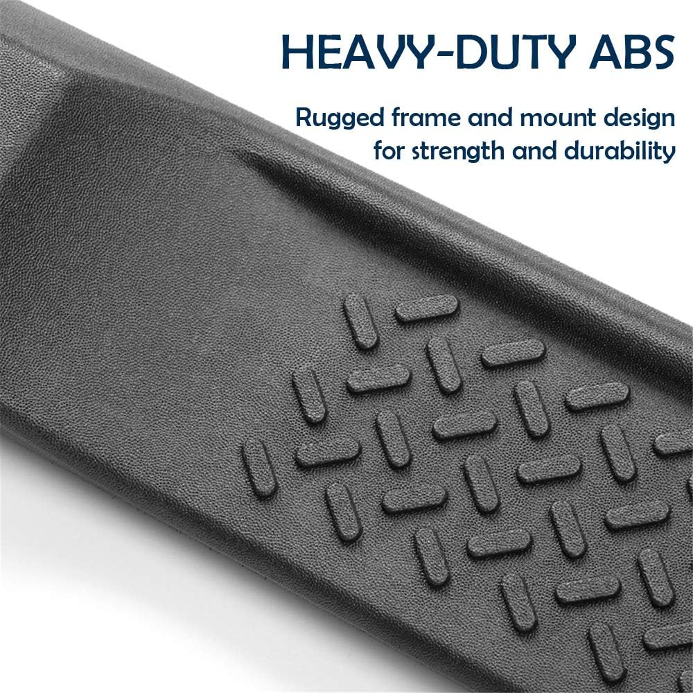 Matte Black 2pcs Side Steps for Jeep Wrangler JK 2-Door D530404