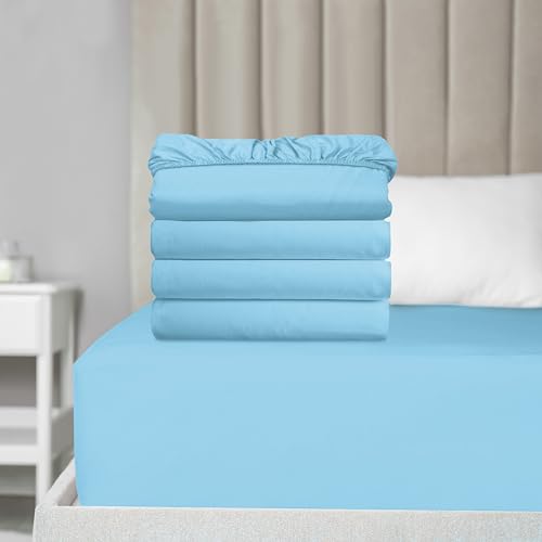 Super Soft 6-Pack Extra Deep Pocket Microfiber Fitted Sheet Twin XL Navy I639128