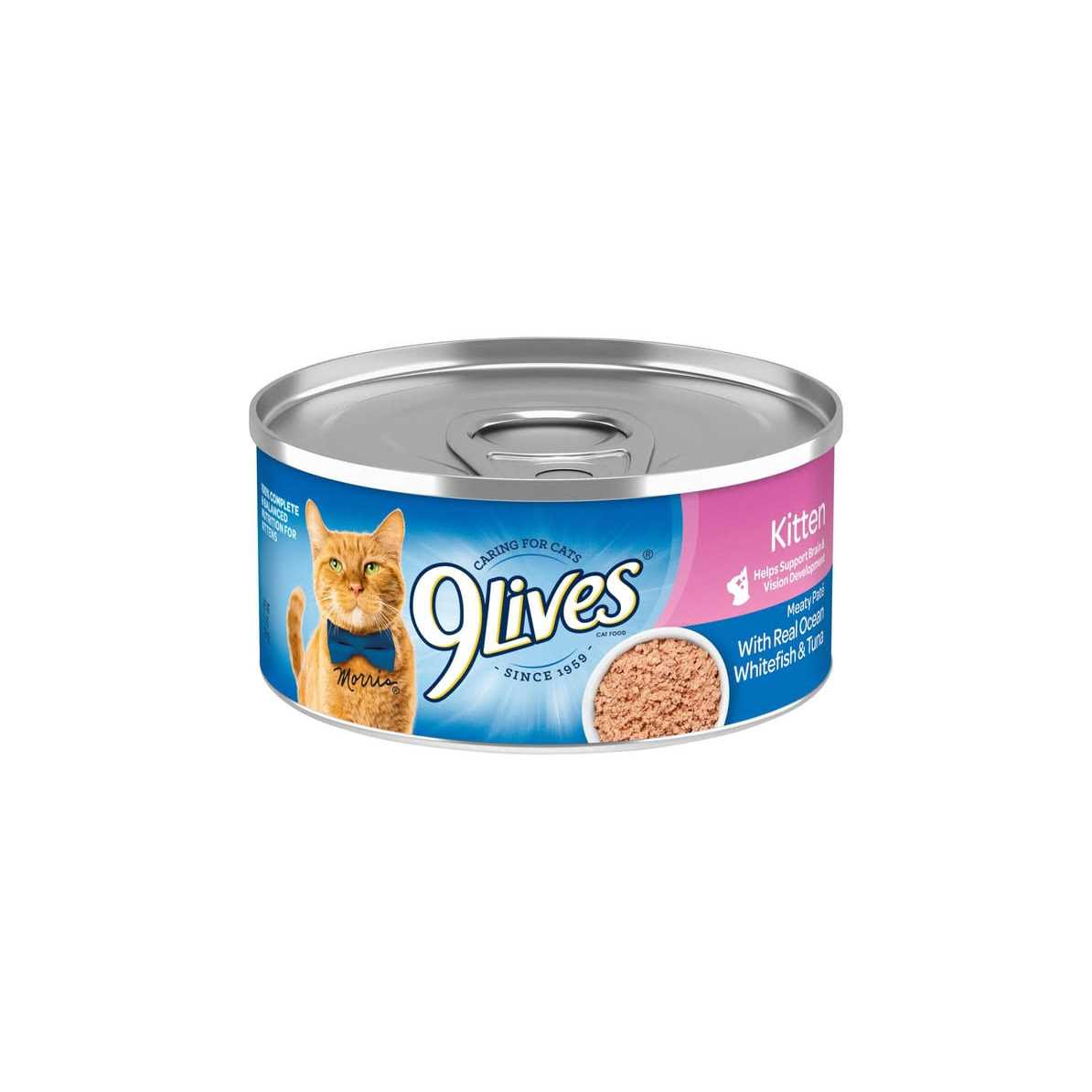 Wet Kitten Food Meaty Pat With Real Ocean Whitefish & Tuna A321