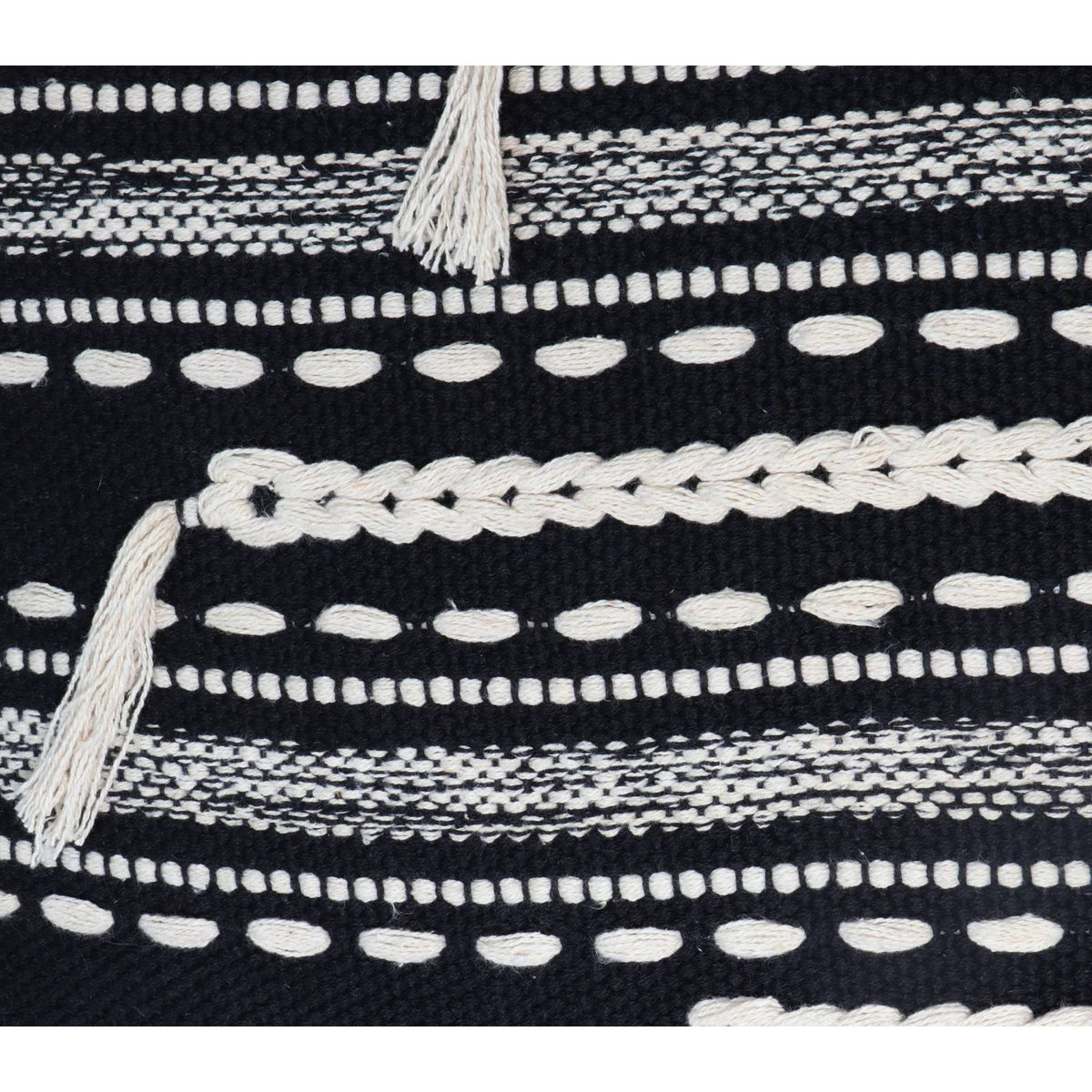 Black Ottoman L6292