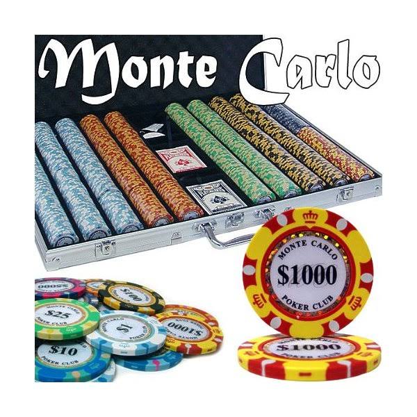 1,000ct. 14g Poker Chip Set in Aluminum Metal Carry Case Y32055