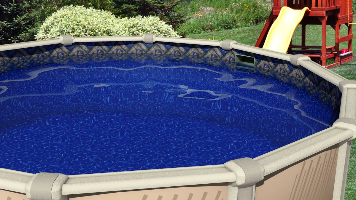 Round 24-ft-by-52 Inch 25 Gauge Swimming Pool Liner L352359