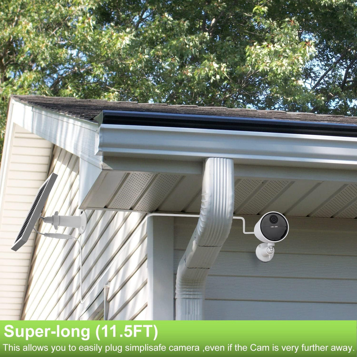 Silver Solar Panel for Outdoor Security Camera N5803
