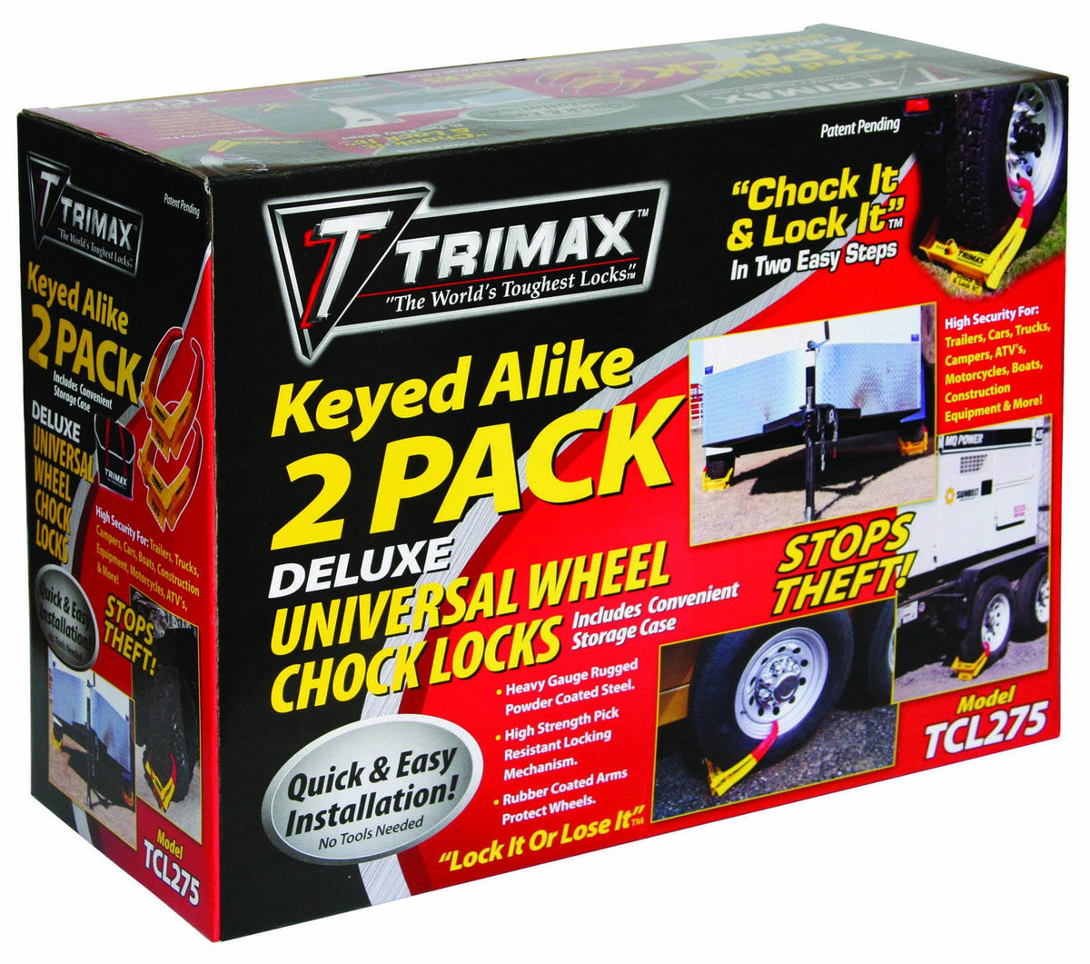 Wheel Chock Lock 2-Pack F859