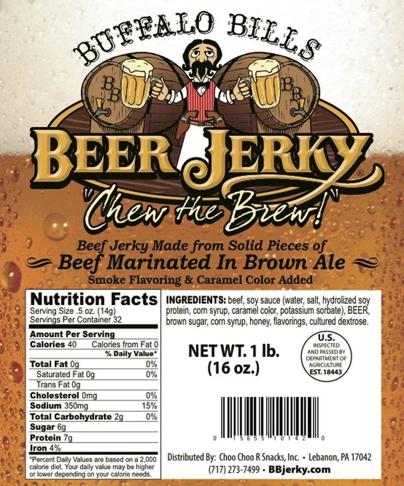 16oz Beef Jerky Pieces P9316