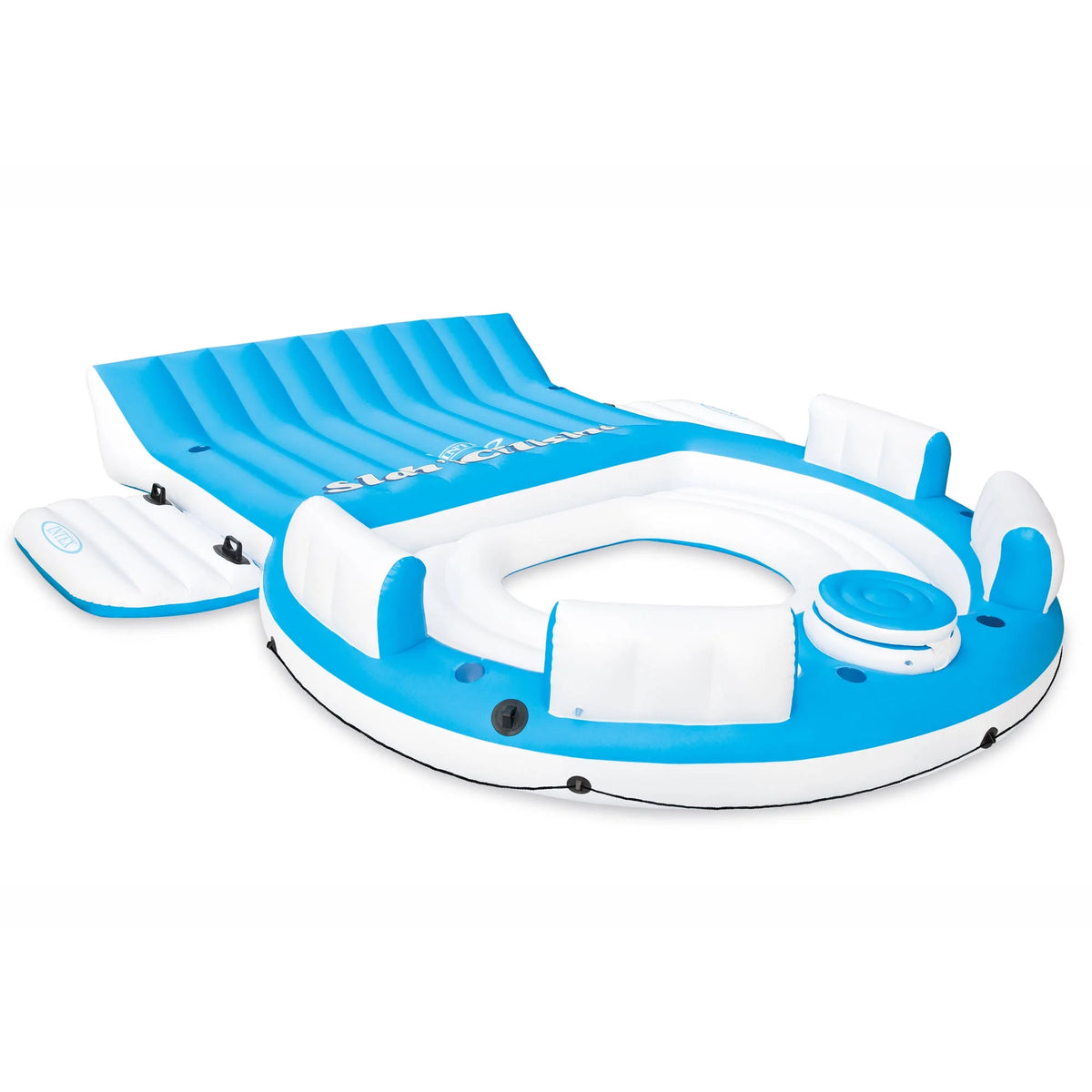 Blue Inflatable Pool Raft Lounger Y4058