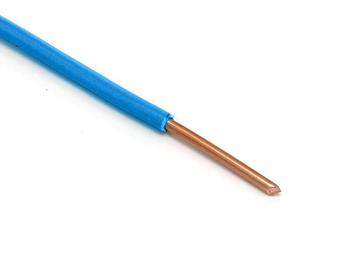 150 Feet Insulated Solid Copper THHN THWN Wire 10 AWG Blue R28722