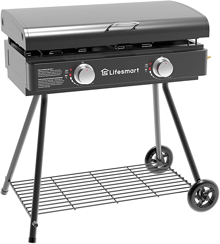 400 Sq Inch Double Griddle with Stand and Carry Bag A469