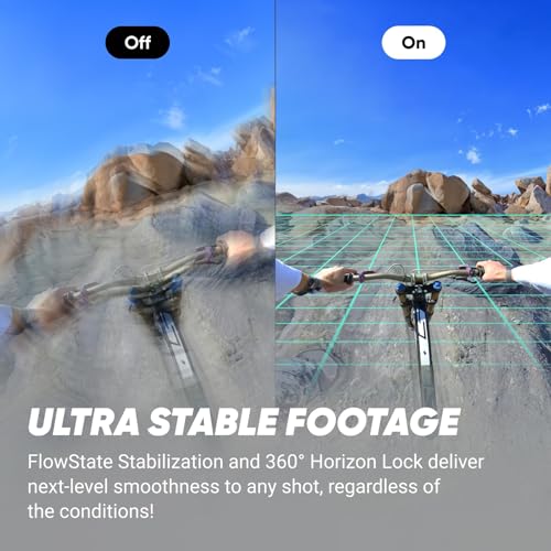 8K Waterproof 360 Action Camera with Invisible Selfie Stick P892282