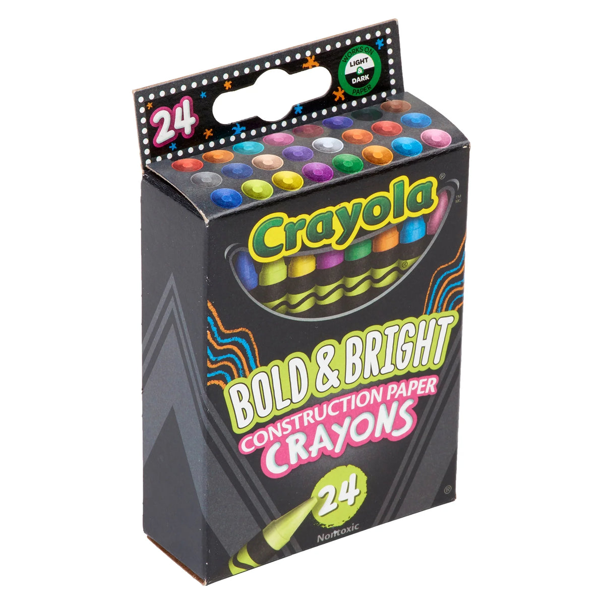 Construction Paper Crayons 24ct 10 Packs X35722