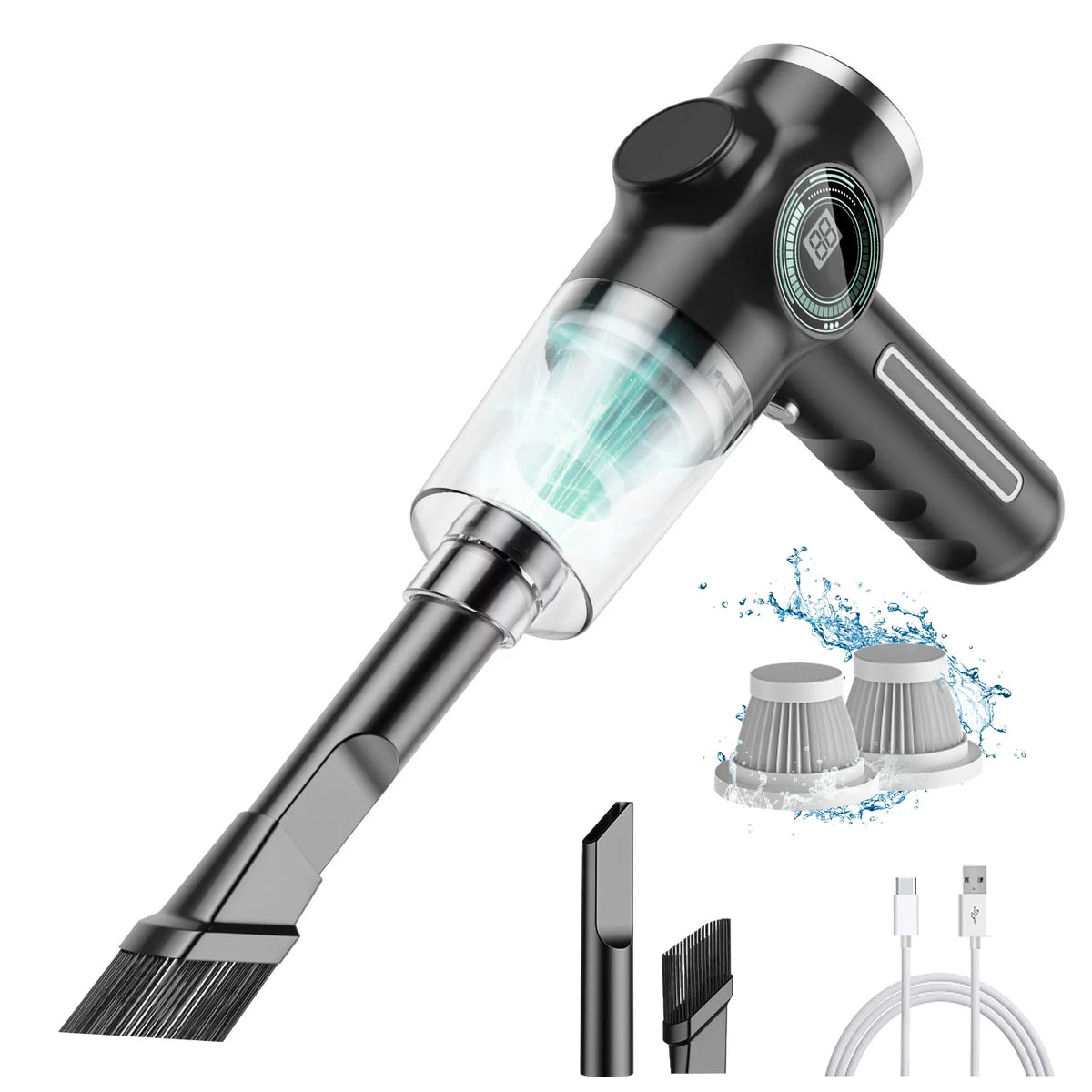 Black Cordless Handheld Vacuum R90908