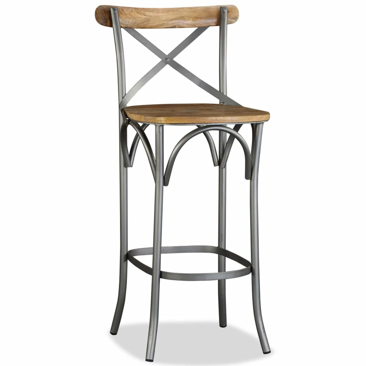 Solid Mango Wood Bar Stool L79233