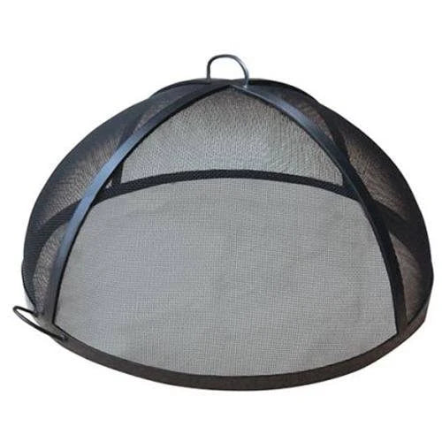 37x22 Welded Carbon Steel Dome Fire Pit Safety Screen W20250