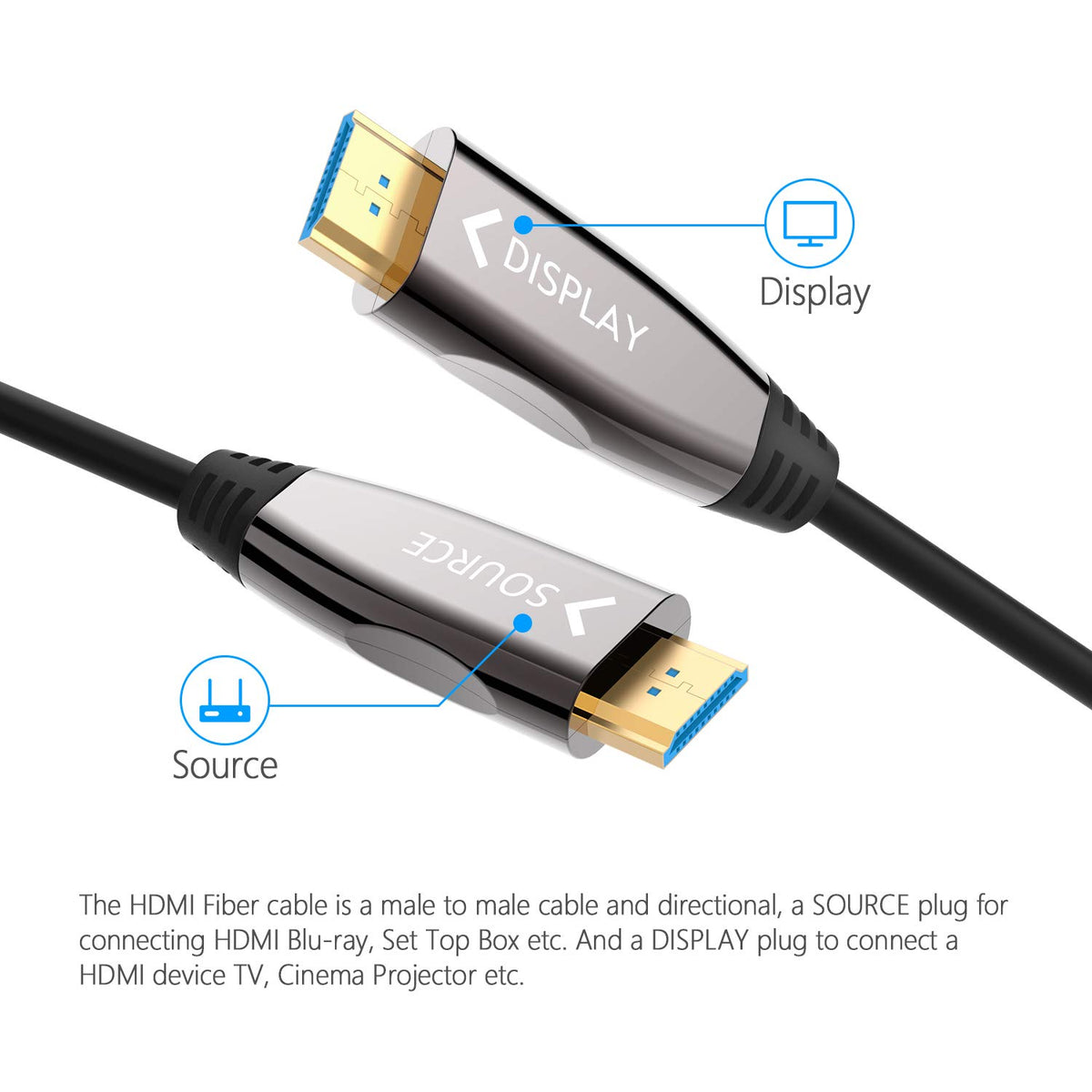 Fiber Optic HDMI Cable 100ft W753865