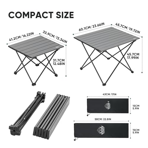 Portable Folding Aluminum Camping Table Z227