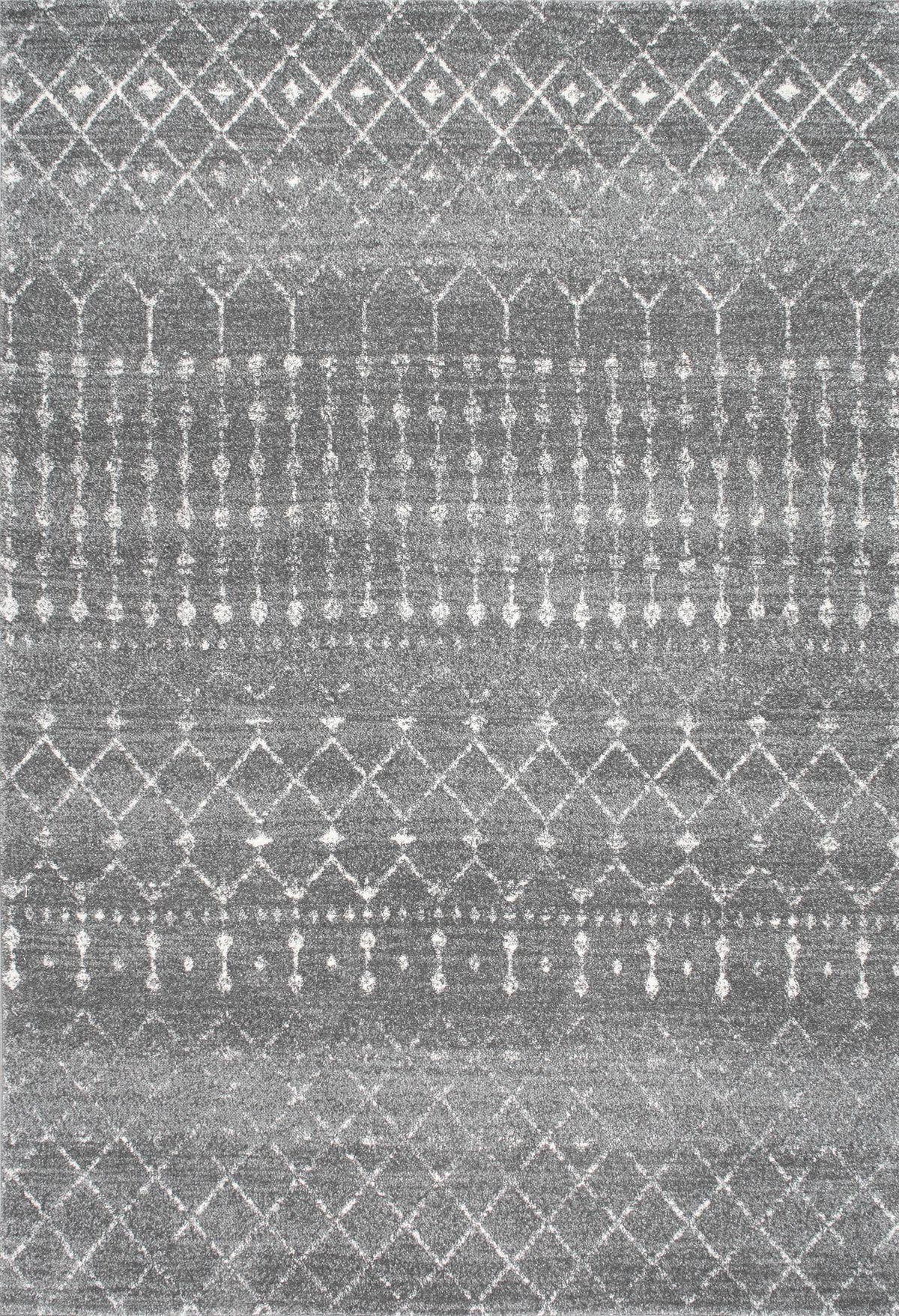 Dark Gray Area Rug or Runner 4' x 6' V778297