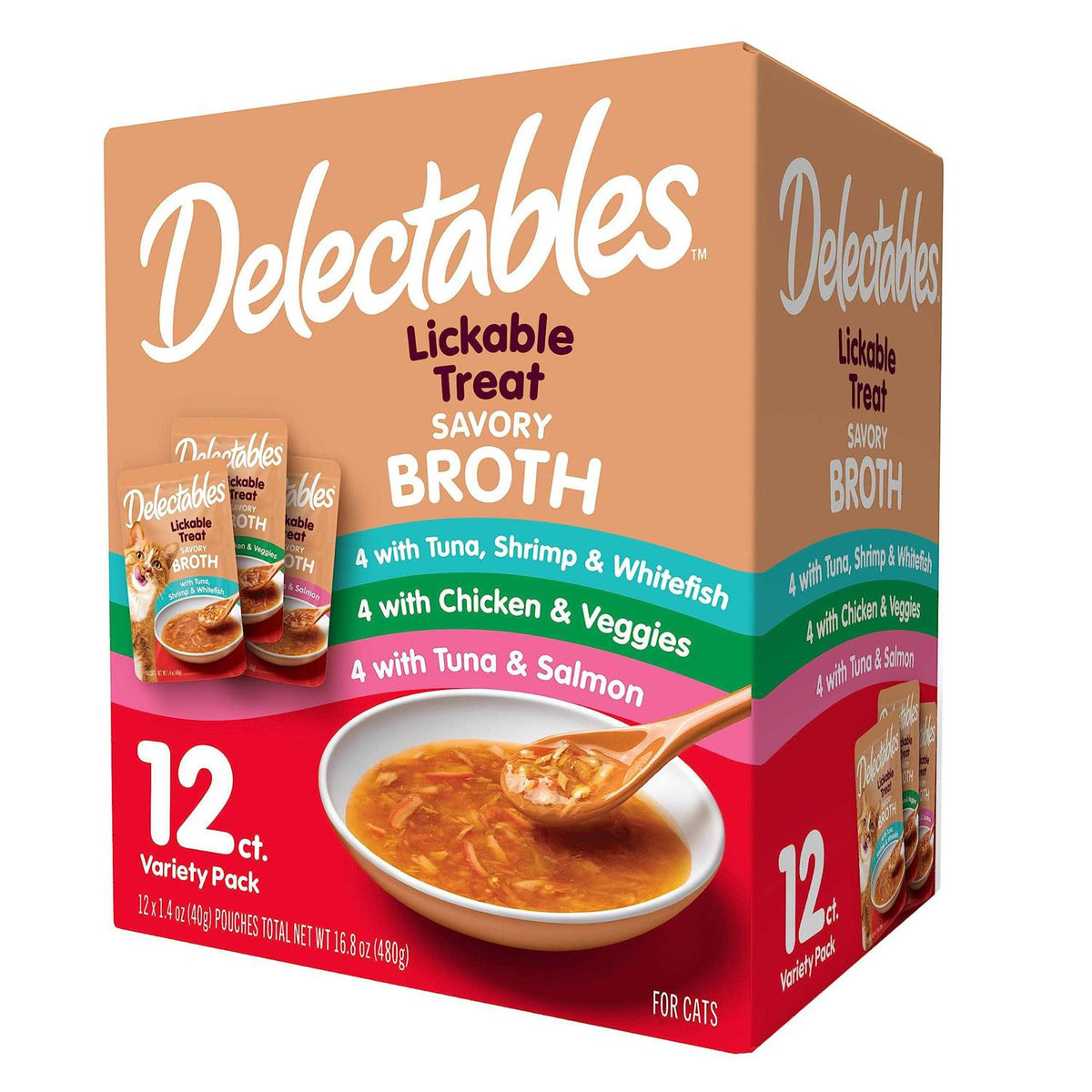 Savory Broths Cat Treats Variety Pack N105