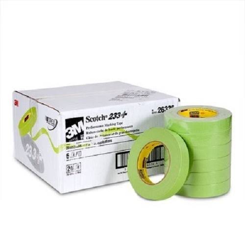 Green Masking Tape 1 inch Case/24 Rolls A767936