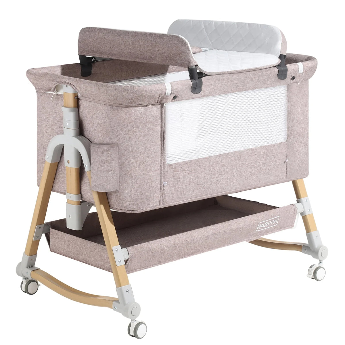 4 in 1 Height Adjustable Baby Bassinet F925373