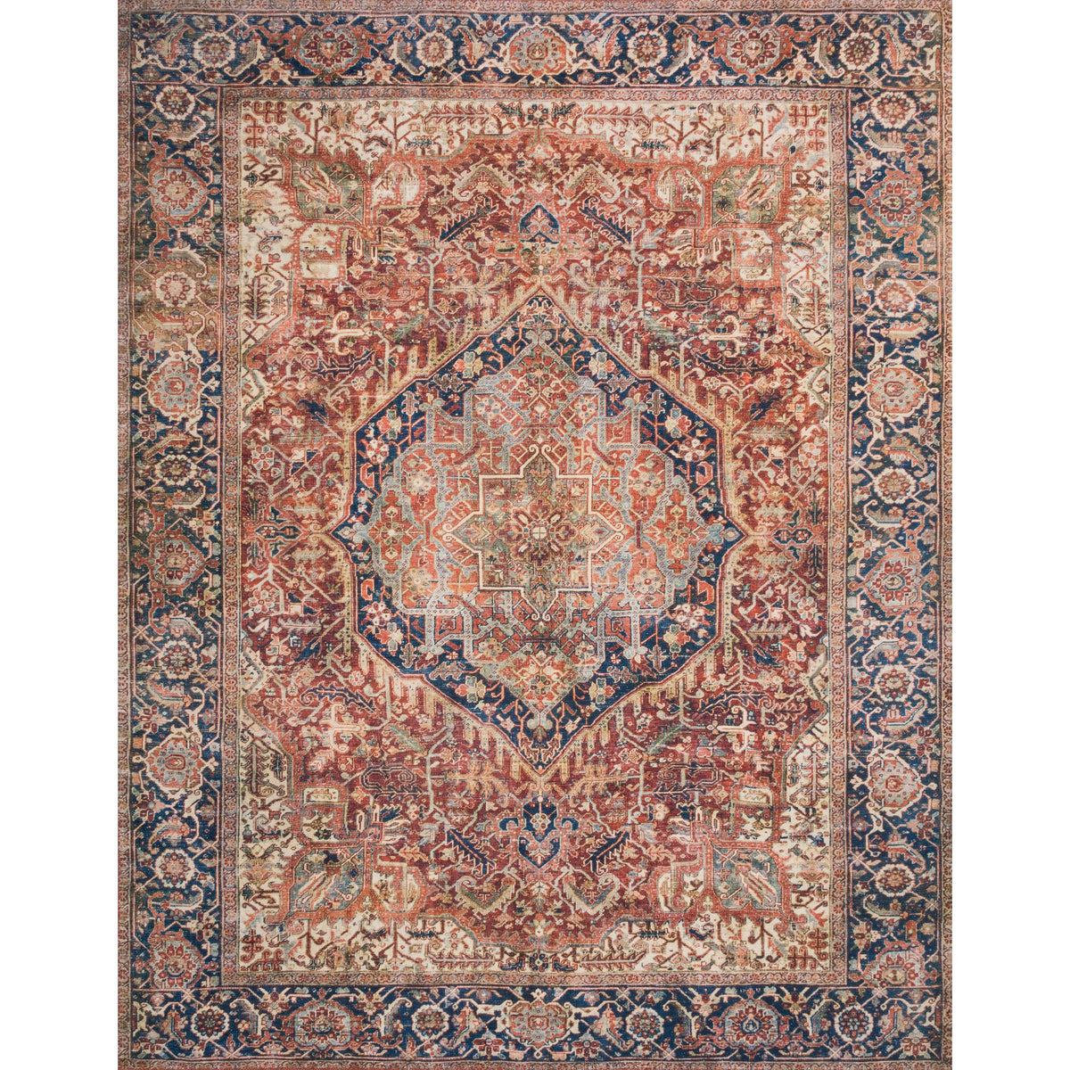 Vintage Border Printed Traditional J603