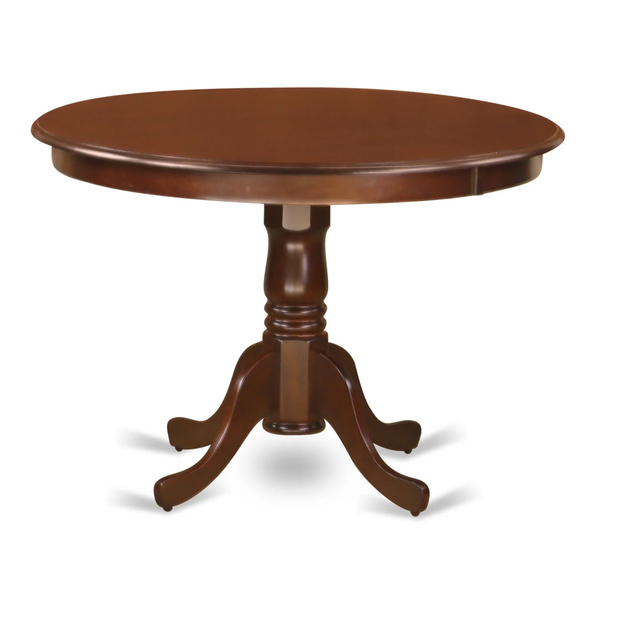 5-Piece Kitchen Table Set with 4 Chairs Mahogany Finish E12623
