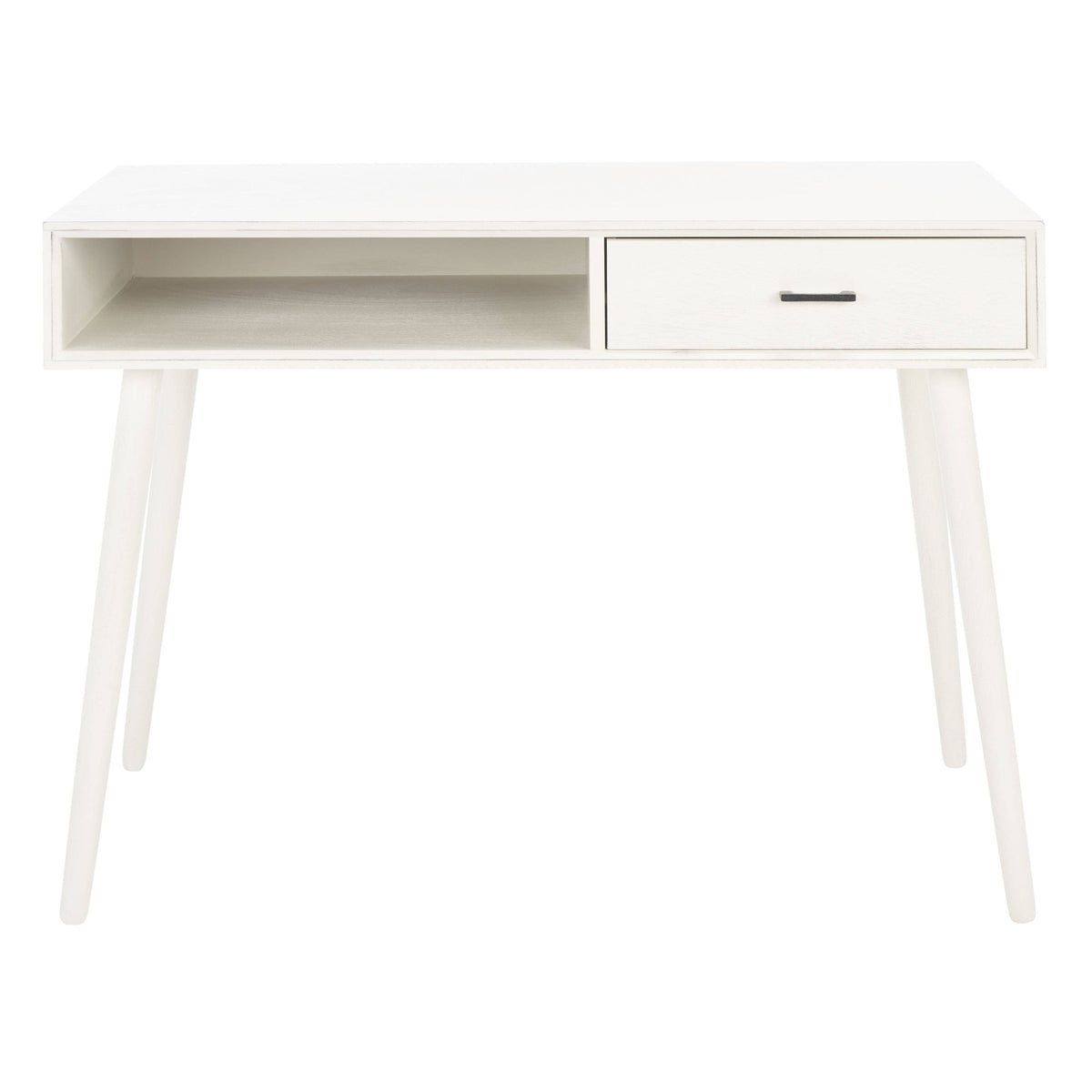 Distressed White 1 Drawer Writing Desk N9198