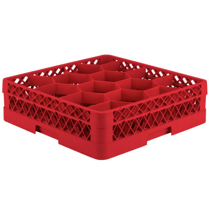 Red 12 Compartment Full Size Rack U12435