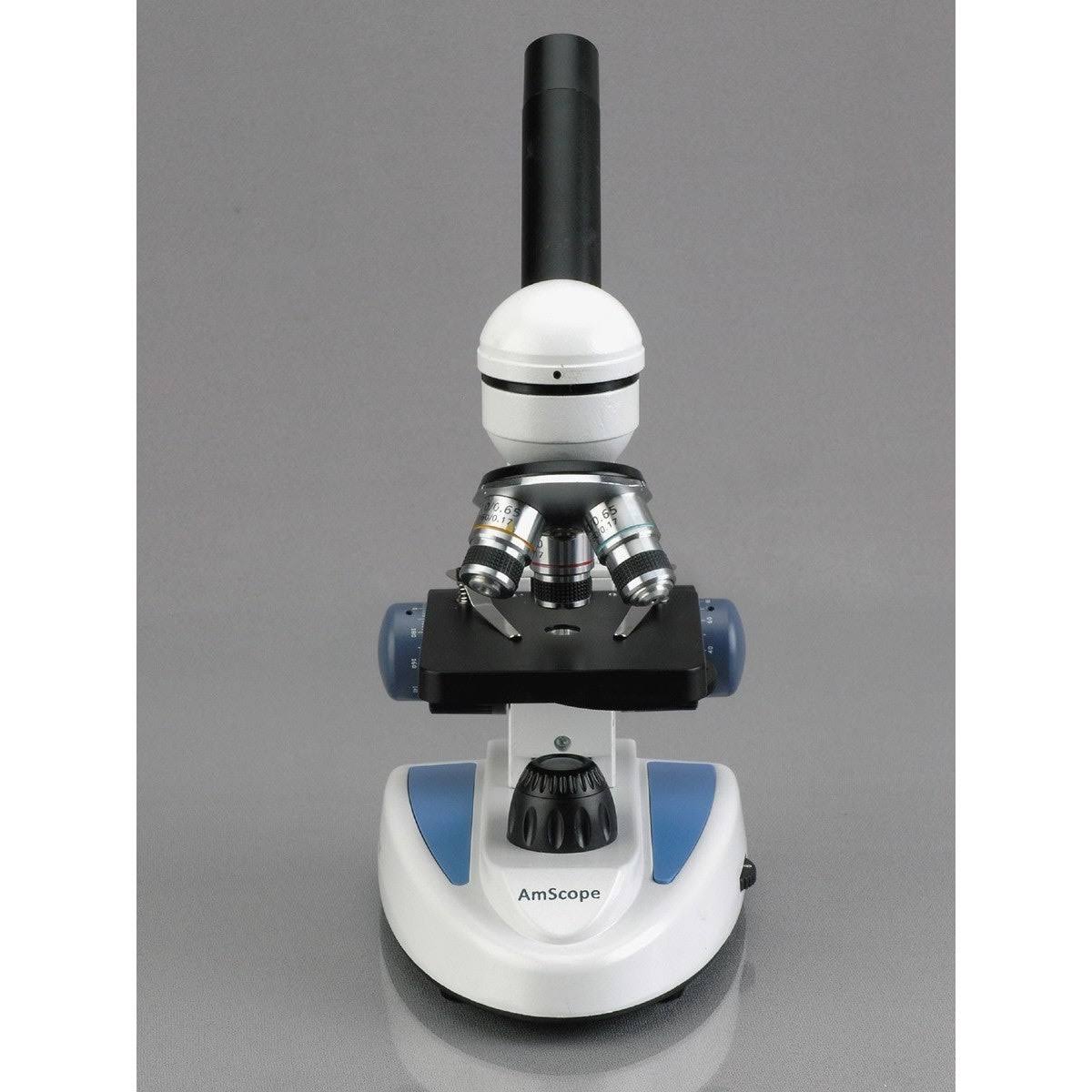 40X-1000X Metal Glass Student Microscope with USB Digital Camera L2400